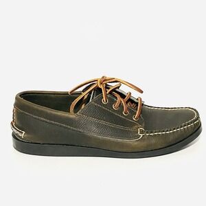 Rancourt & Co Ranger Moc Moccasins Boat Shoes Baxter Green Made In USA Men's 7.5